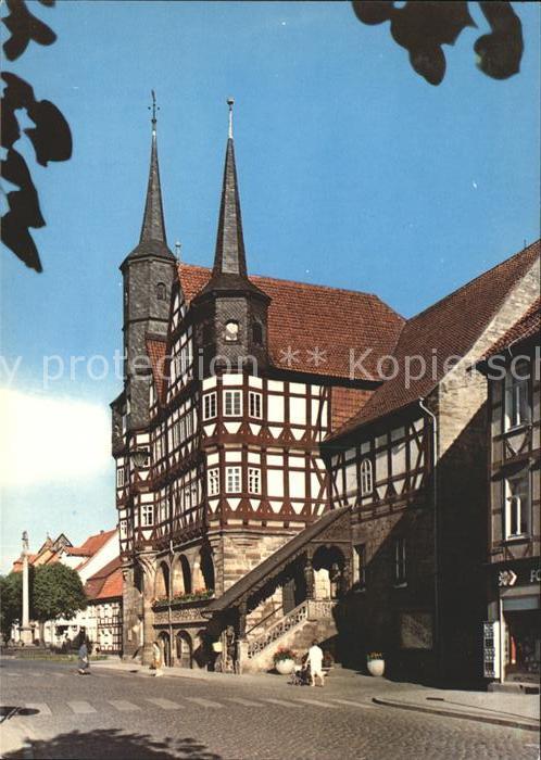 Duderstadt 1000jährige Stadt Rathaus 13. Jhdt. Mar