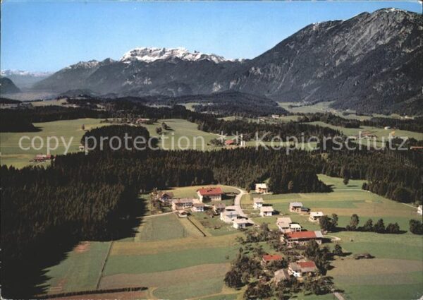 Unterangerberg Panorama mit Rofangebirge Fliegeraufnah