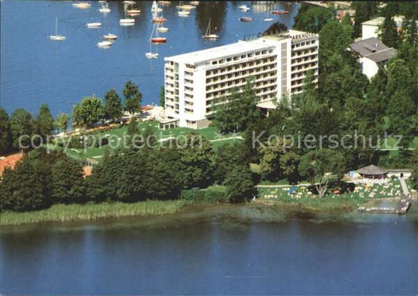 Poertschach Woerthersee Parkhotel Fliegeraufnahme