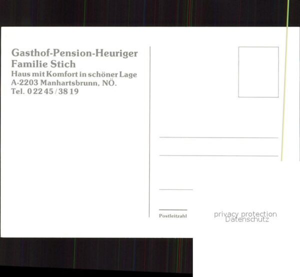 Manhartsbrunn Gasthof Pension Stich Terrasse Tennis – Bild 2