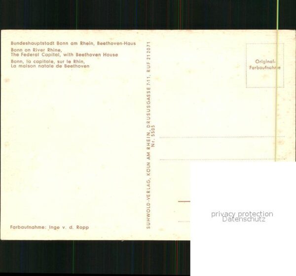 Bonn Rhein Beethoven Haus Bundeshauptstadt – Bild 2