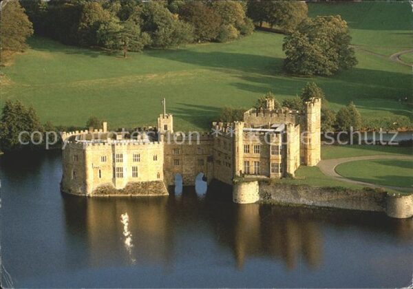 Leeds Maidstone Castle aerial view