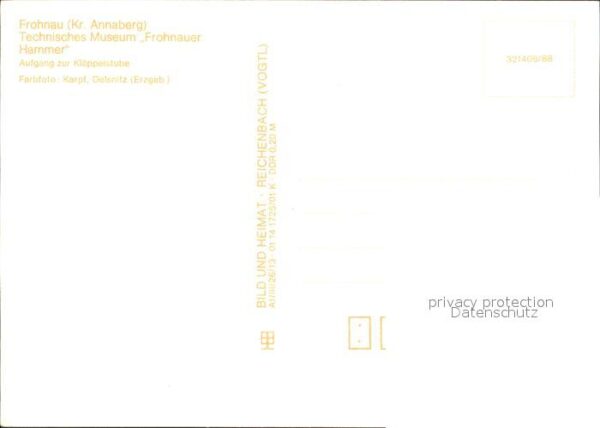 Frohnau Annaberg Technisches Museum Frohnauer Hammer Klö – Bild 2