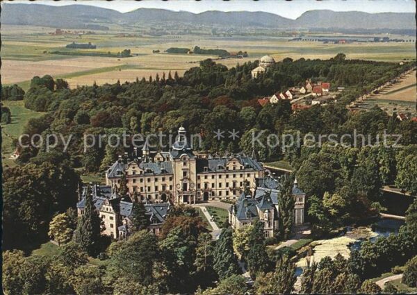 Bueckeburg Schloss Fliegeraufnahme