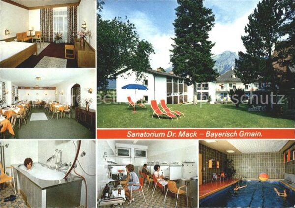 Bayerisch Gmain Sanatorium Dr Mack Hallenbad