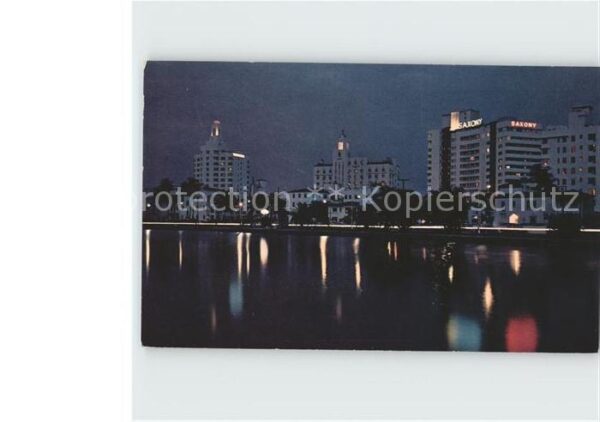 Miami Florida looking across Indian Creek Versailles