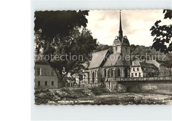 Gera Marienkirche in Untermhaus Brücke