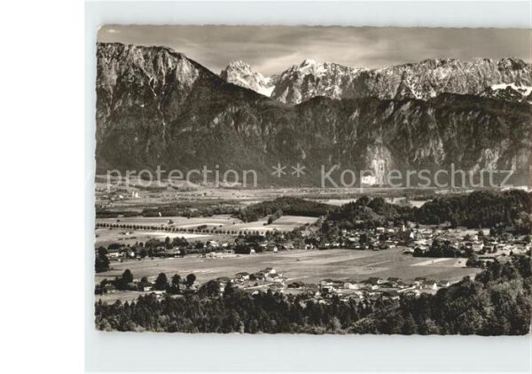 Oberaudorf Panorama mit Kaisergebirge