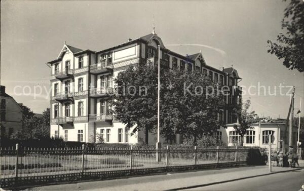 Ahlbeck Ostseebad FDGB Erholungsheim Kurt Bürger
