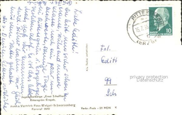 Rittersgruen Jugendherberge Ernst Scheffler – Bild 2