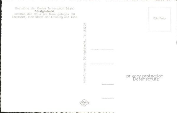 Doernigheim Gaststätte Freien Turnerschaft 06 eV – Bild 2