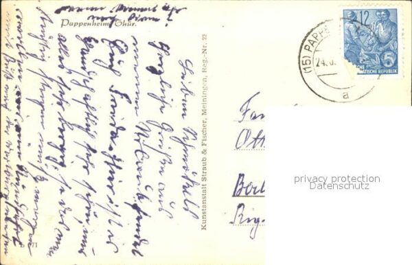 Pappenheim Thueringen Ortsansicht – Bild 2