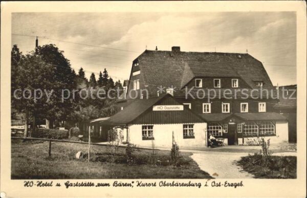 Oberbaerenburg Baerenburg HO Hotel Gaststätte zum Bären