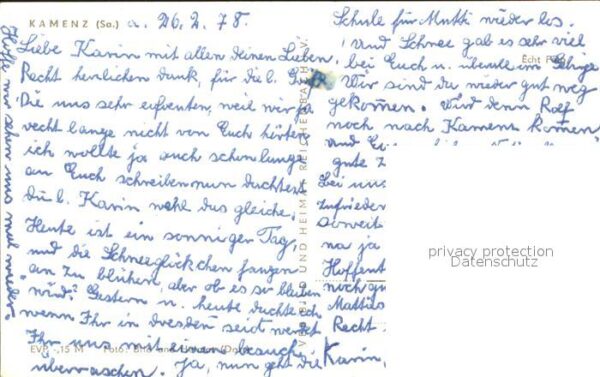 Kamenz Sachsen Teilansicht Kirche – Bild 2