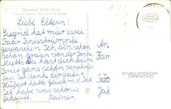 Graal-Mueritz Ostseebad Richard Assmann Heim SVK Rostock – Bild 2