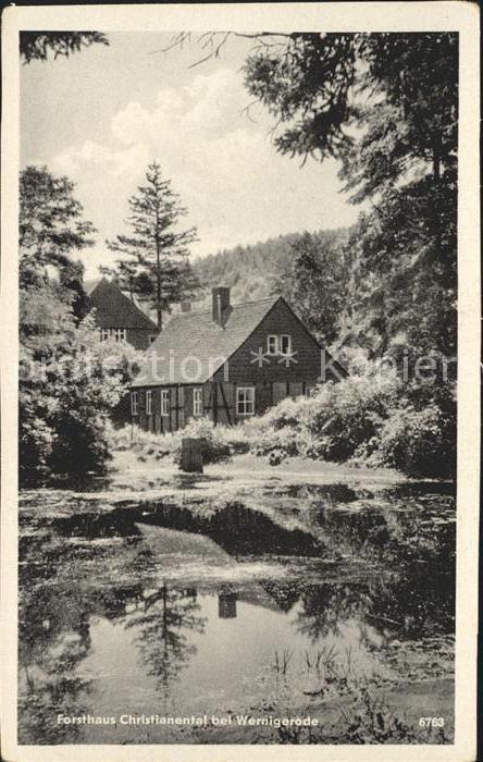 Wernigerode Harz Forsthaus Christianental