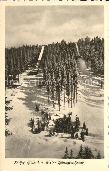 Oberhof Thueringen Grosse kleine Thüringenschanze