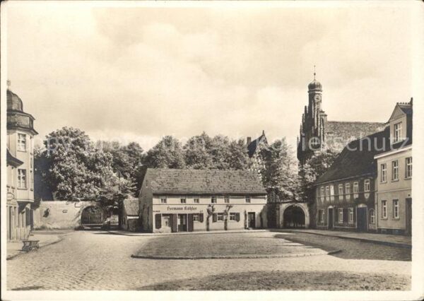 Muehlberg Elbe Altstädter Markt Klosterkirche Abteigie
