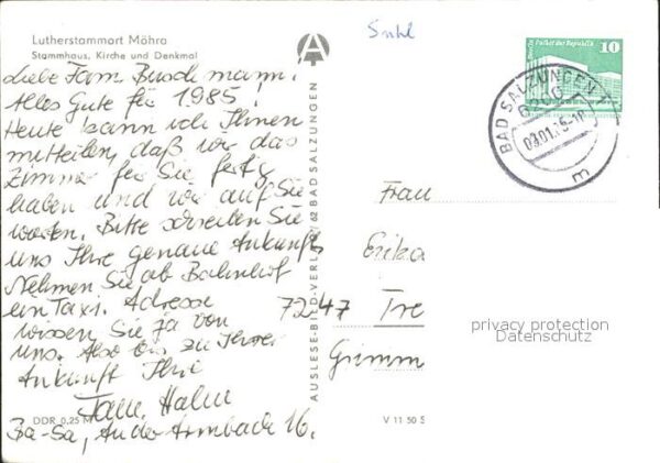 Moehra Stammhaus Kirche Denkmal – Bild 2