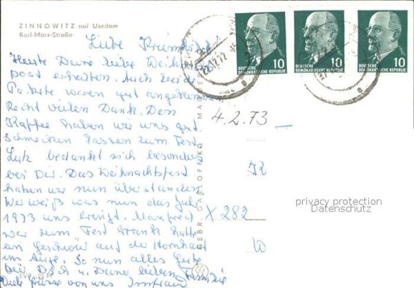 Zinnowitz Ostseebad Usedom Karl Marx Strasse – Bild 2