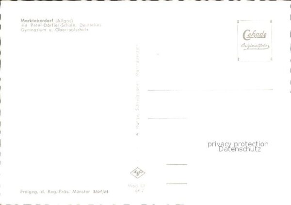 Marktoberdorf Fliegeraufnahme Peter Dörfler Schule – Bild 2