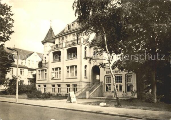 Kuehlungsborn Ostseebad FDGB Erholungsheim Strandkasino