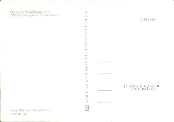 Kuehlungsborn Ostseebad FDGB Erholungsheim Strandkasino – Bild 2