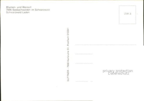 Sasbachwalden Blumen Weinort Schwarzwald Laden – Bild 2