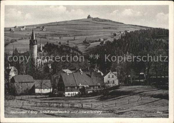 Neuhausen Erzgebirge Schloss Purschenstein Schwartenberg