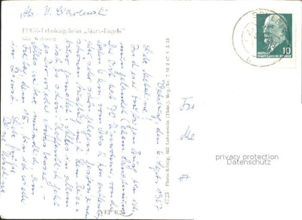 Walsburg FDGB Erholunsheim Marx Engels – Bild 2