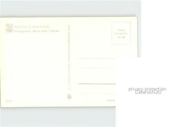 Oberhof Thueringen Erholungsheim Maxim Gorki – Bild 2