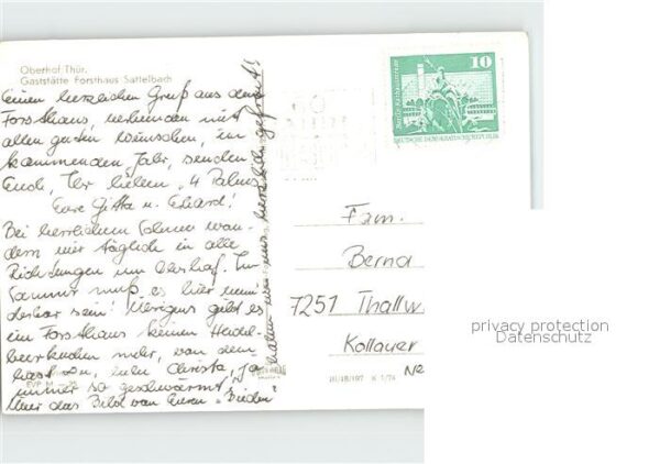 Oberhof Thueringen Gaststätte Forsthaus Sattelbach – Bild 2