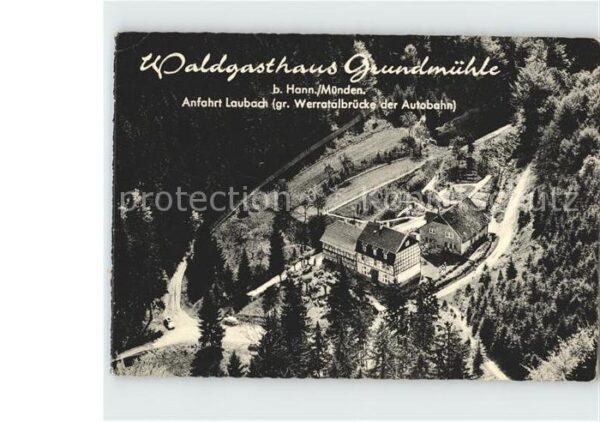 Laubach Hann Muenden Waldgasthaus Ferienheim Grundmühle