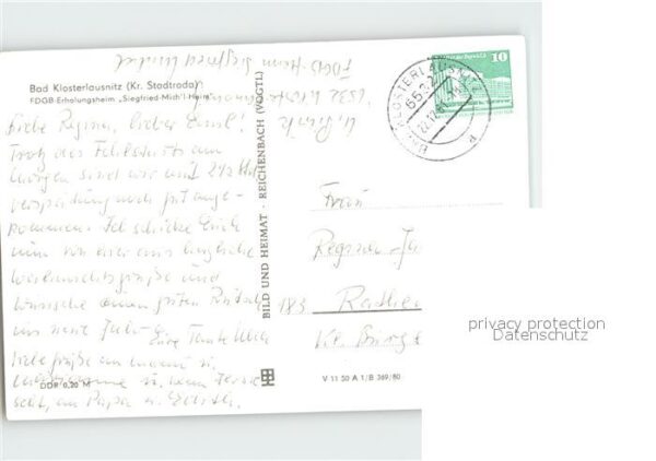 Bad Klosterlausnitz FDGB Erholungsheim Siegfried Mich Heim – Bild 2