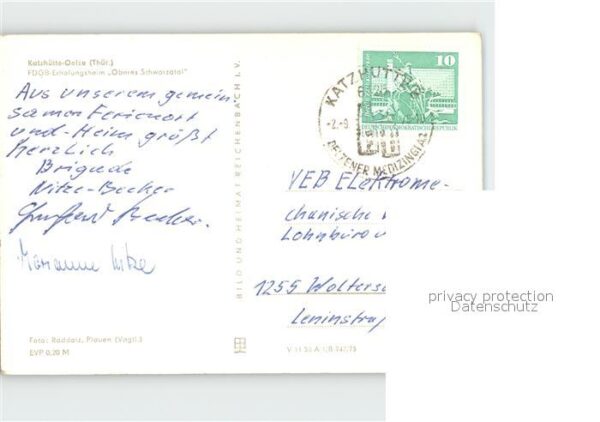 Oelze FDGB Erholungsheim Oberes Schwarzatal – Bild 2