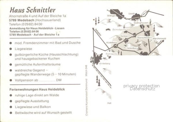Medebach Pension Haus Schnittler Haus Haideblick – Bild 2