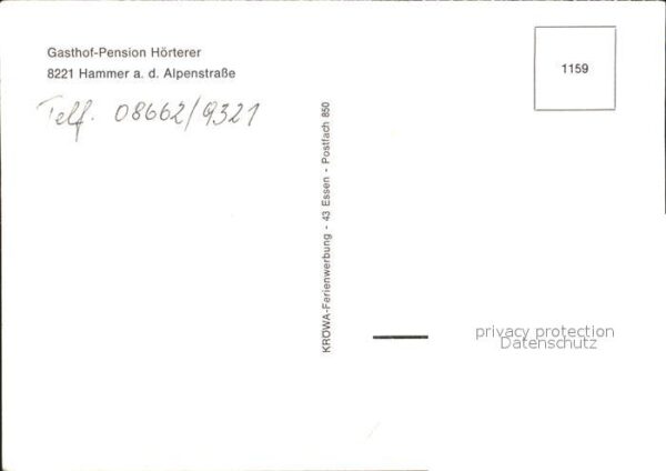 Hammer Siegsdorf Gasthaus-Pension Hörterer – Bild 2