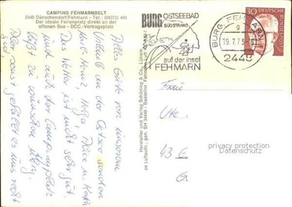 Daenschendorf Fehmarn Fliegeraufnahme Camping Fehmarnbelt – Bild 2