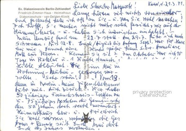 Zehlendorf Berlin Diakonieverein Friedrich Zummer Haus He – Bild 2