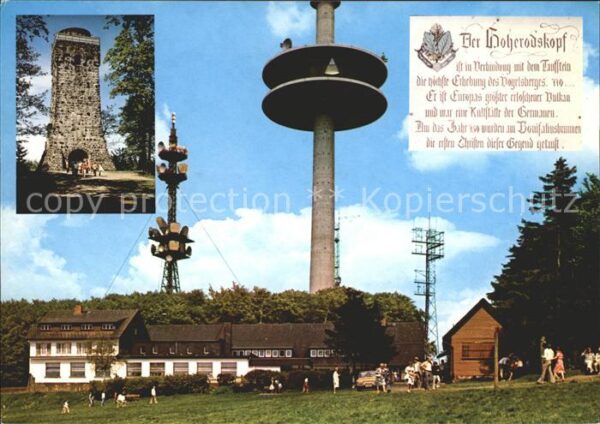Hoherodskopf Vogelsberg Cafe Restaurant Sendetürme B