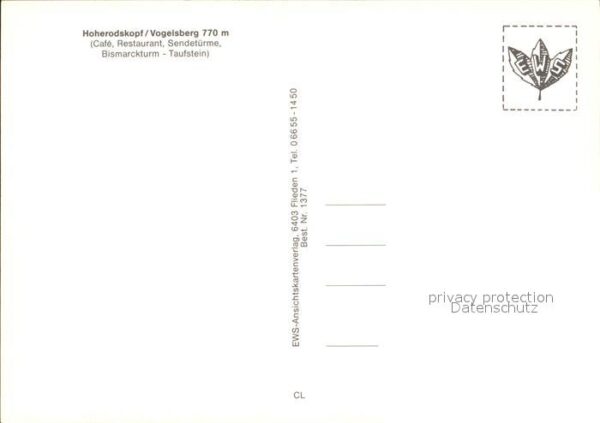 Hoherodskopf Vogelsberg Cafe Restaurant Sendetürme B – Bild 2