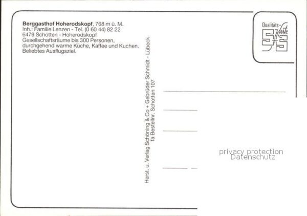Hoherodskopf Beggasthof – Bild 2