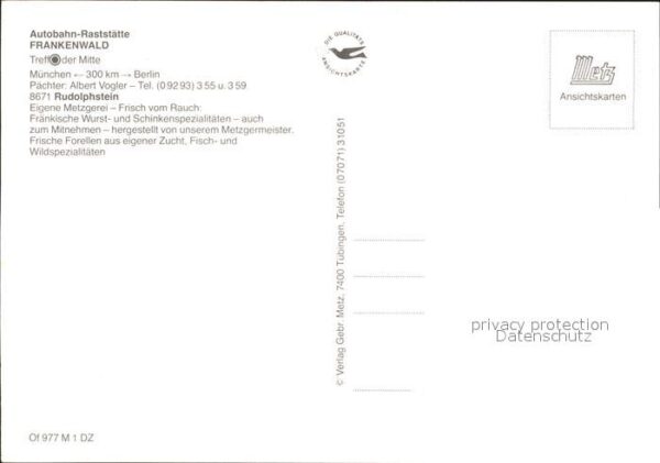 Rudolphstein Autobahn-Rasstätte Frankenwald – Bild 2