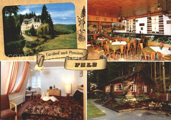 Schwarzenbach Wald Gasthaus Pension Fels