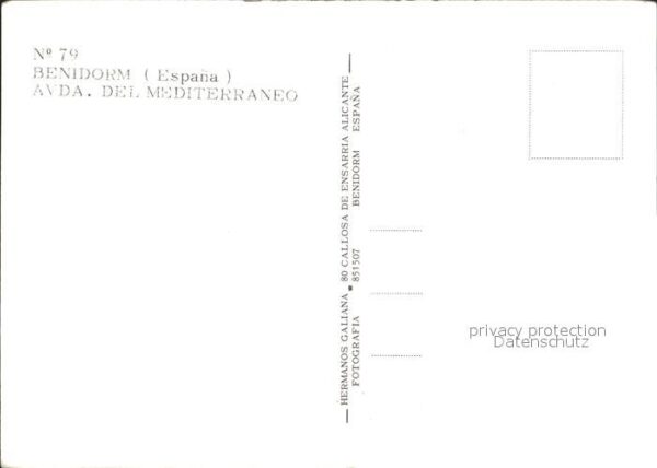 Benidorm Avda del Mediterraneo – Bild 2