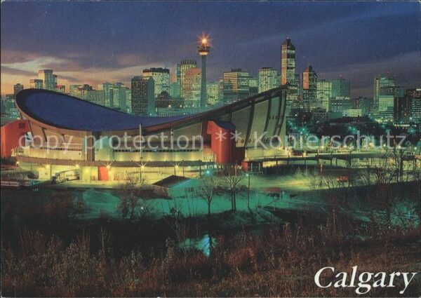Calgary Alberta Olympic Saddledome with Calgary