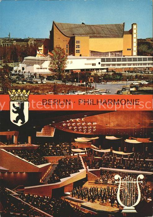 Berlin Philharmonie innen und aussen