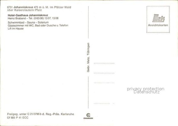 Johanniskreuz Fliegeraufnahme Hotel Gasthaus – Bild 2
