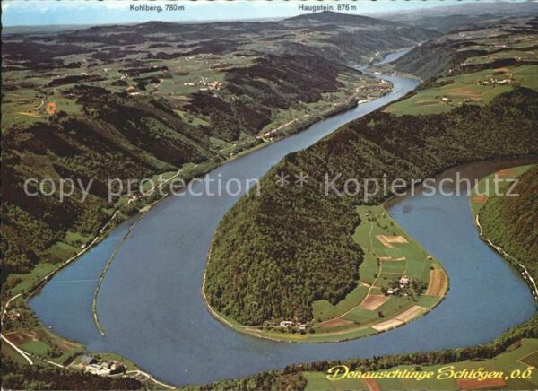 Schloegener Schlinge Fliegeraufnahme Donau