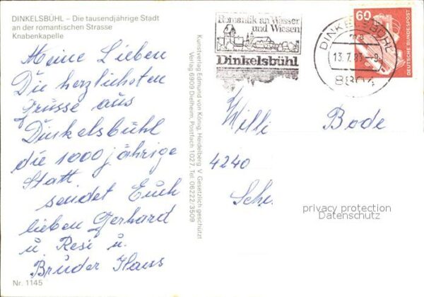Dinkelsbuehl Knabenkapelle – Bild 2